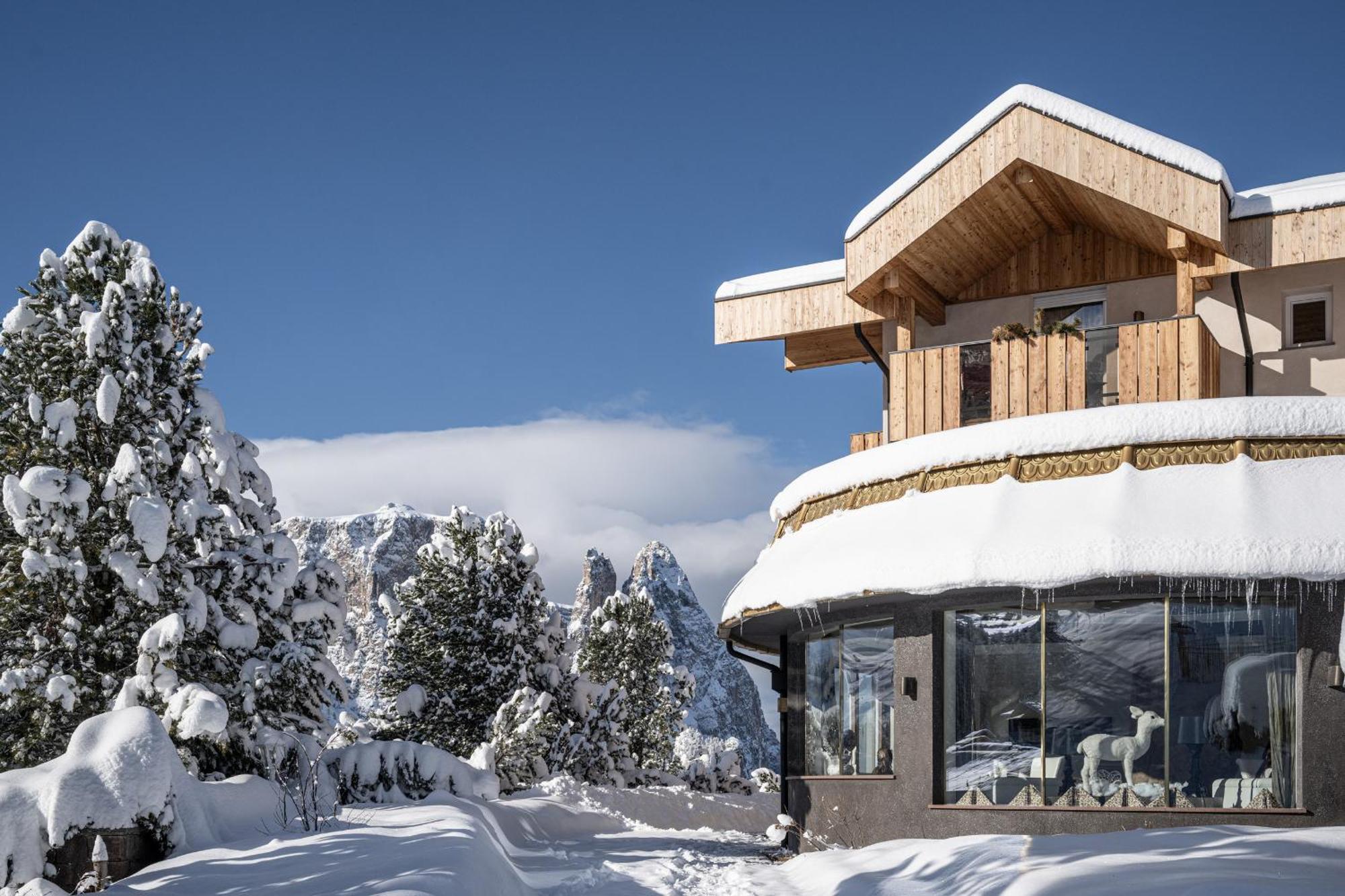 Hotel Rosa Eco Alpine Spa Alpe Di Siusi Exterior foto