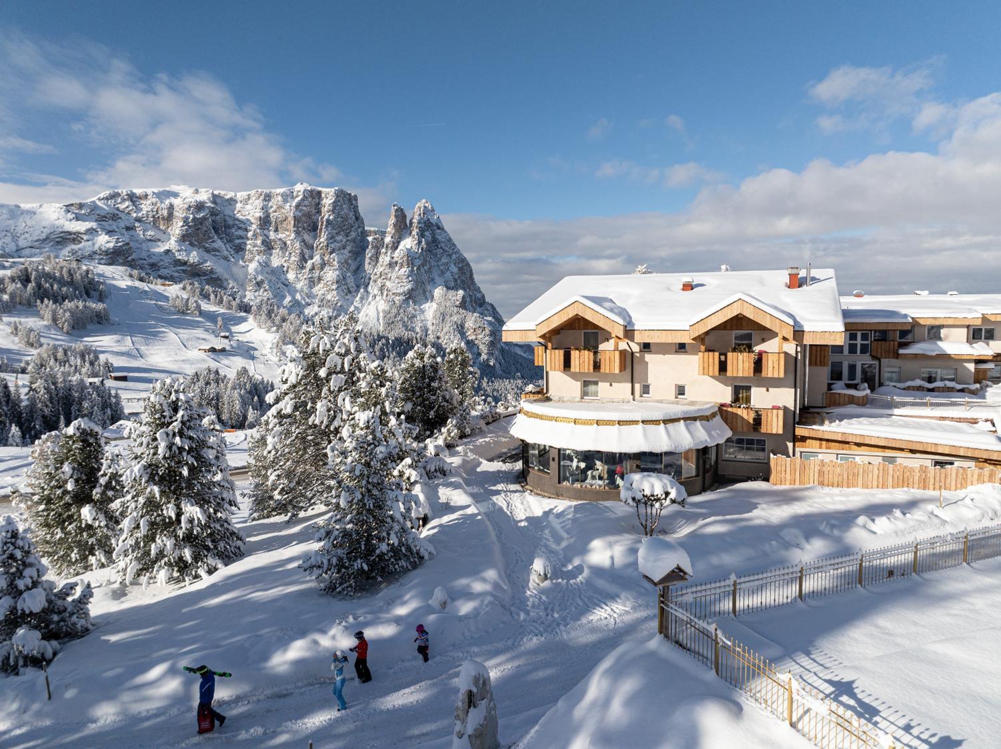 Hotel Rosa Eco Alpine Spa Alpe Di Siusi Exterior foto